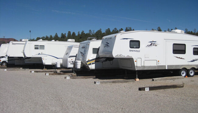 We have space for big and small RV's in Flagstaff.